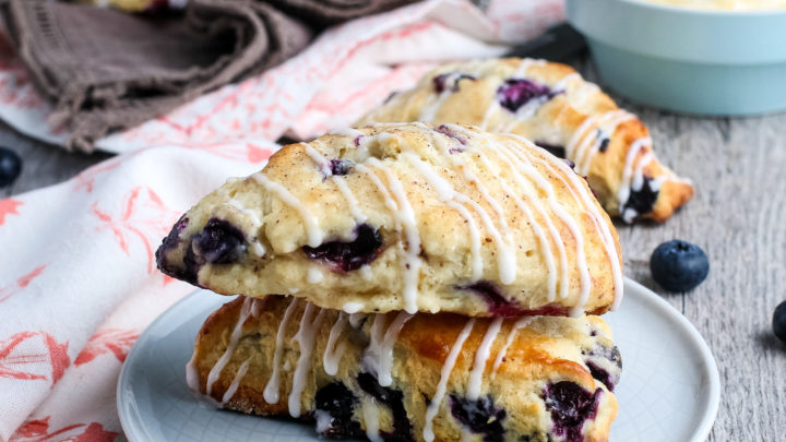 Image for Easy Blueberry Scones (Gluten-Free Optional)
