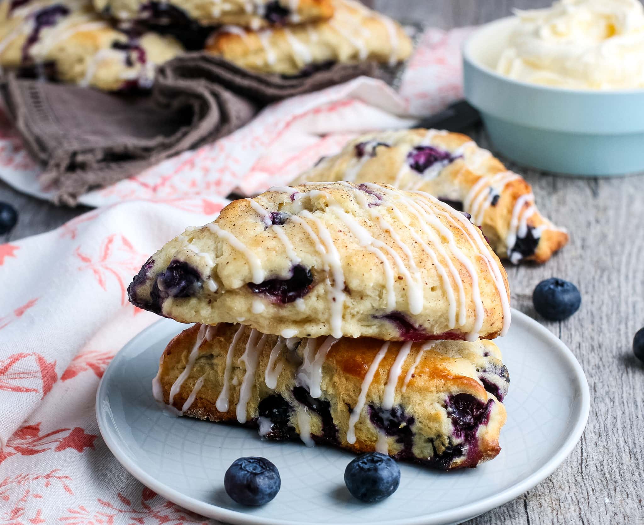 Easy Blueberry Scones (Gluten-Free Optional)