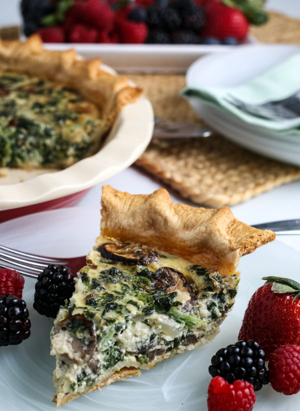 Easy Spinach Quiche (Gluten-Free Optional)