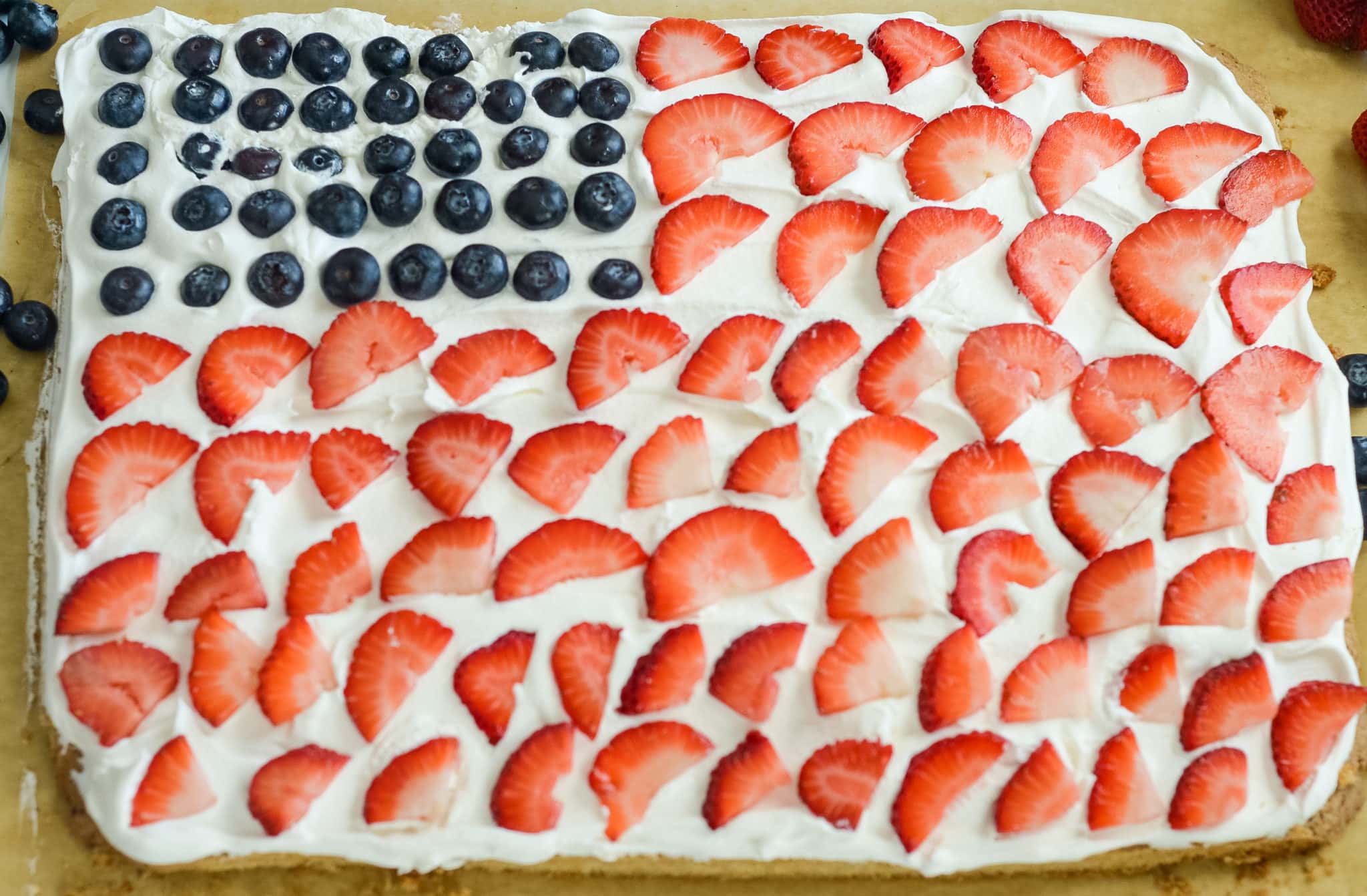 Best Gluten-Free American Flag Cookie Cake (Soft Cookie)