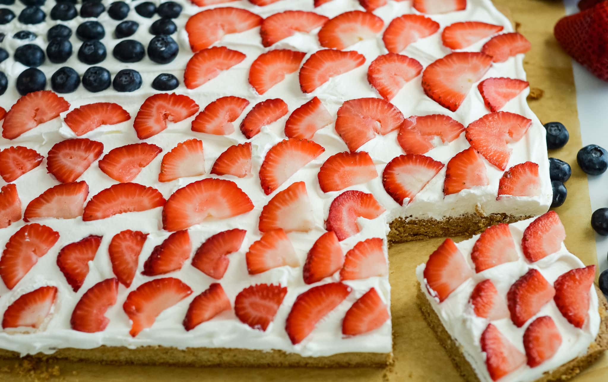 american flag cookie cake