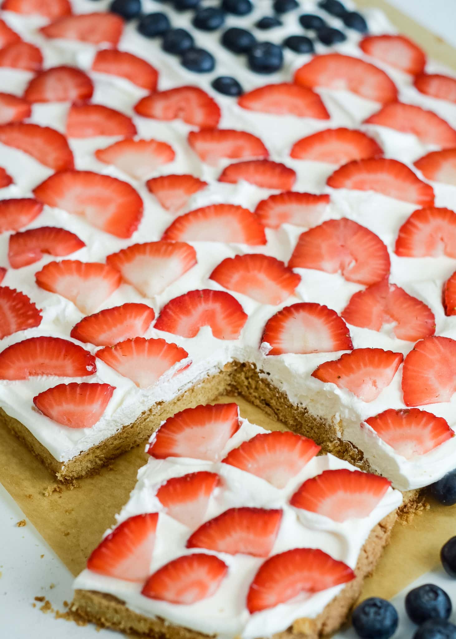 american flag cookie cake