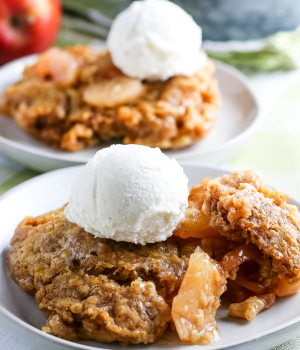 Crockpot Apple Cobbler (Gluten-Free)