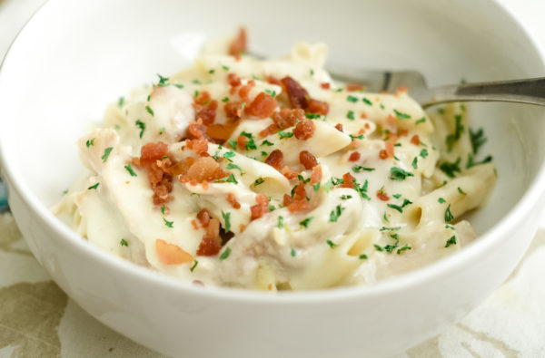Ninja Foodi Chicken Alfredo