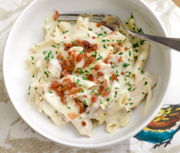Ninja Foodi Chicken Alfredo
