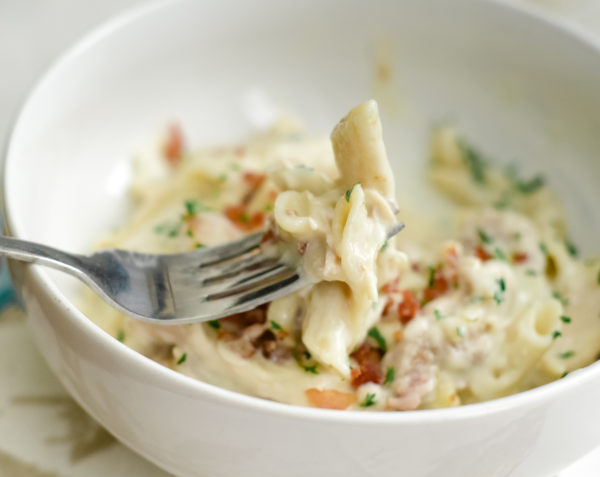 Ninja Foodi Chicken Alfredo