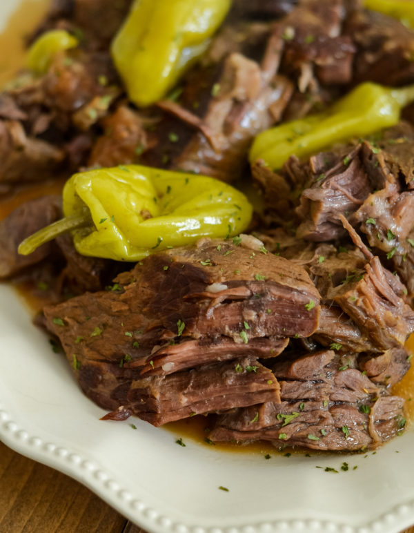 slow cooker mississippi pot roast