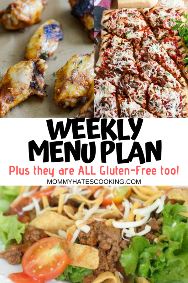 weekly menu plan