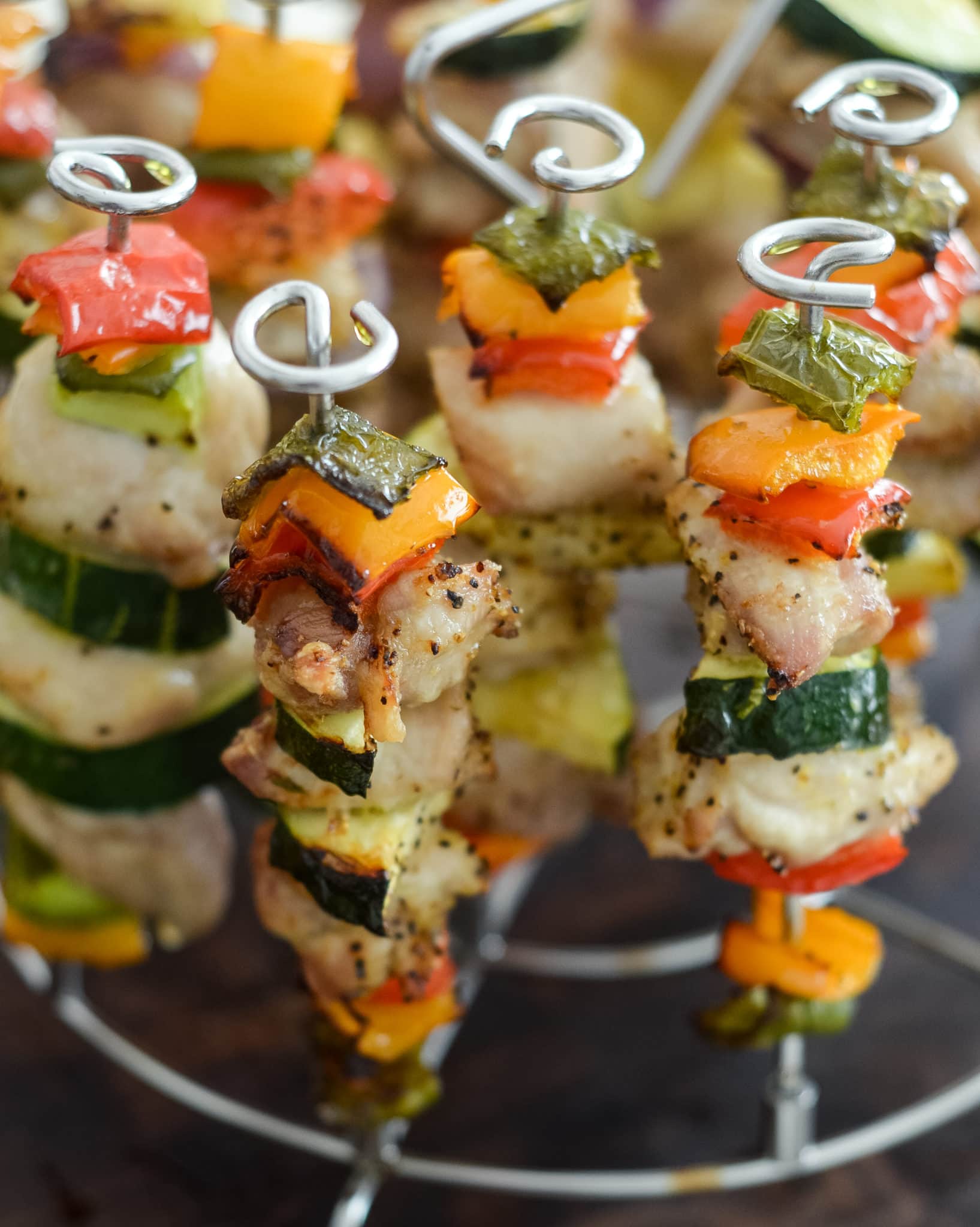 Ninja Foodi Chicken Kabobs (Air Fryer)