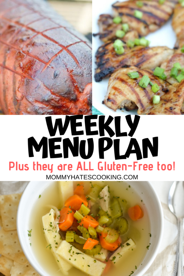 weekly menu plan