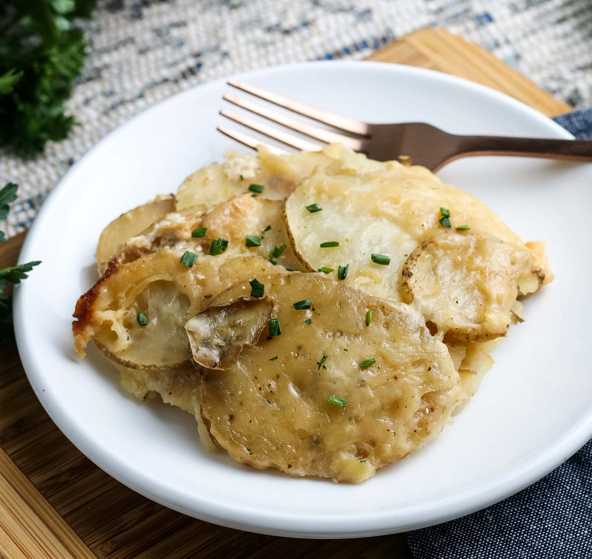 Easy Crockpot Scalloped Potatoes (Gluten-Free)