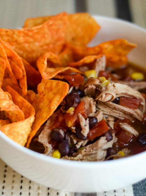 slow cooker chicken taco soup
