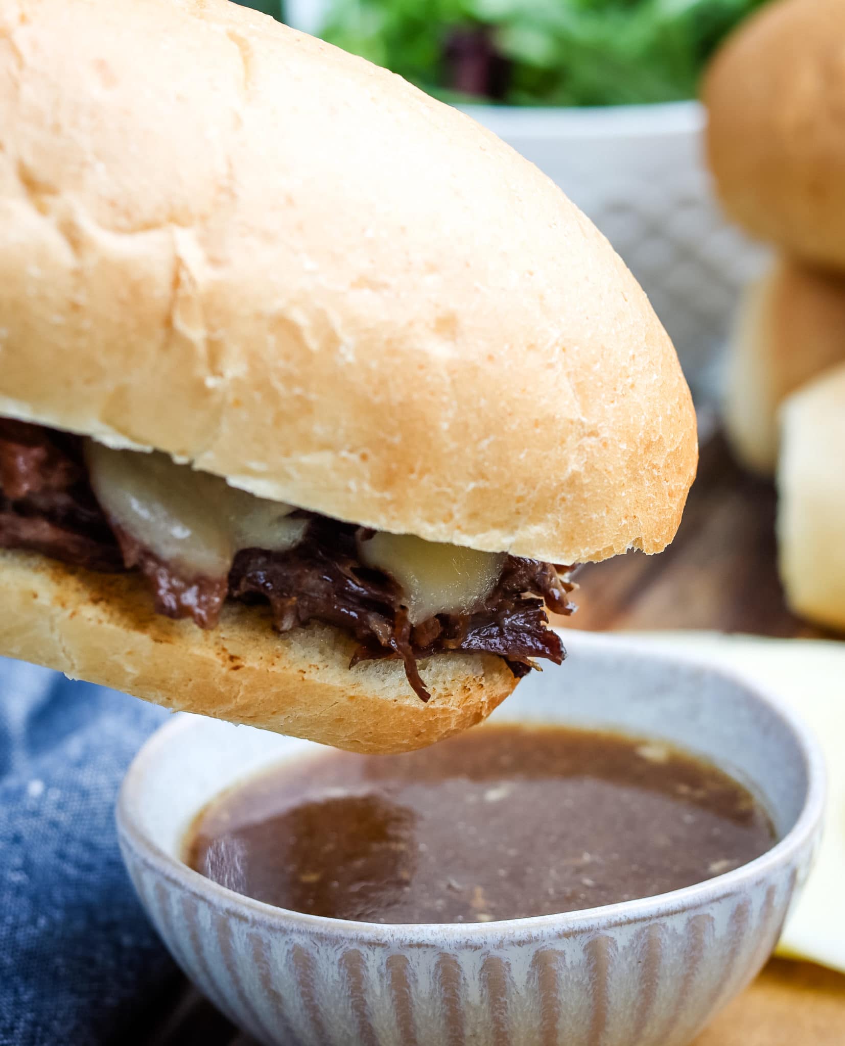 Ninja Foodi French Dip Sandwiches (Pressure Cooker)