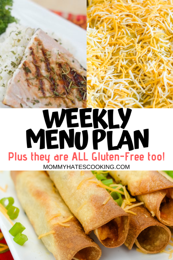 weekly menu plan