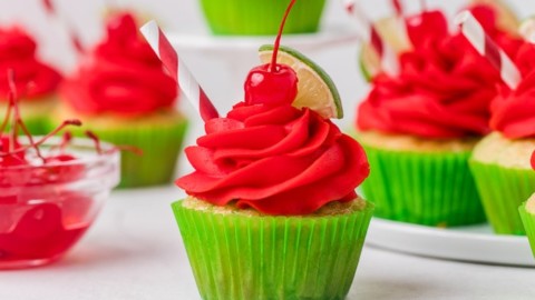 Image for Cherry Limeade Cupcakes
