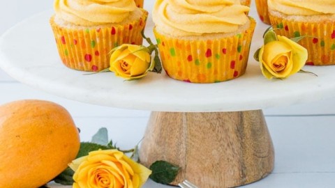 Image for Tropical Mango Vanilla Cupcakes