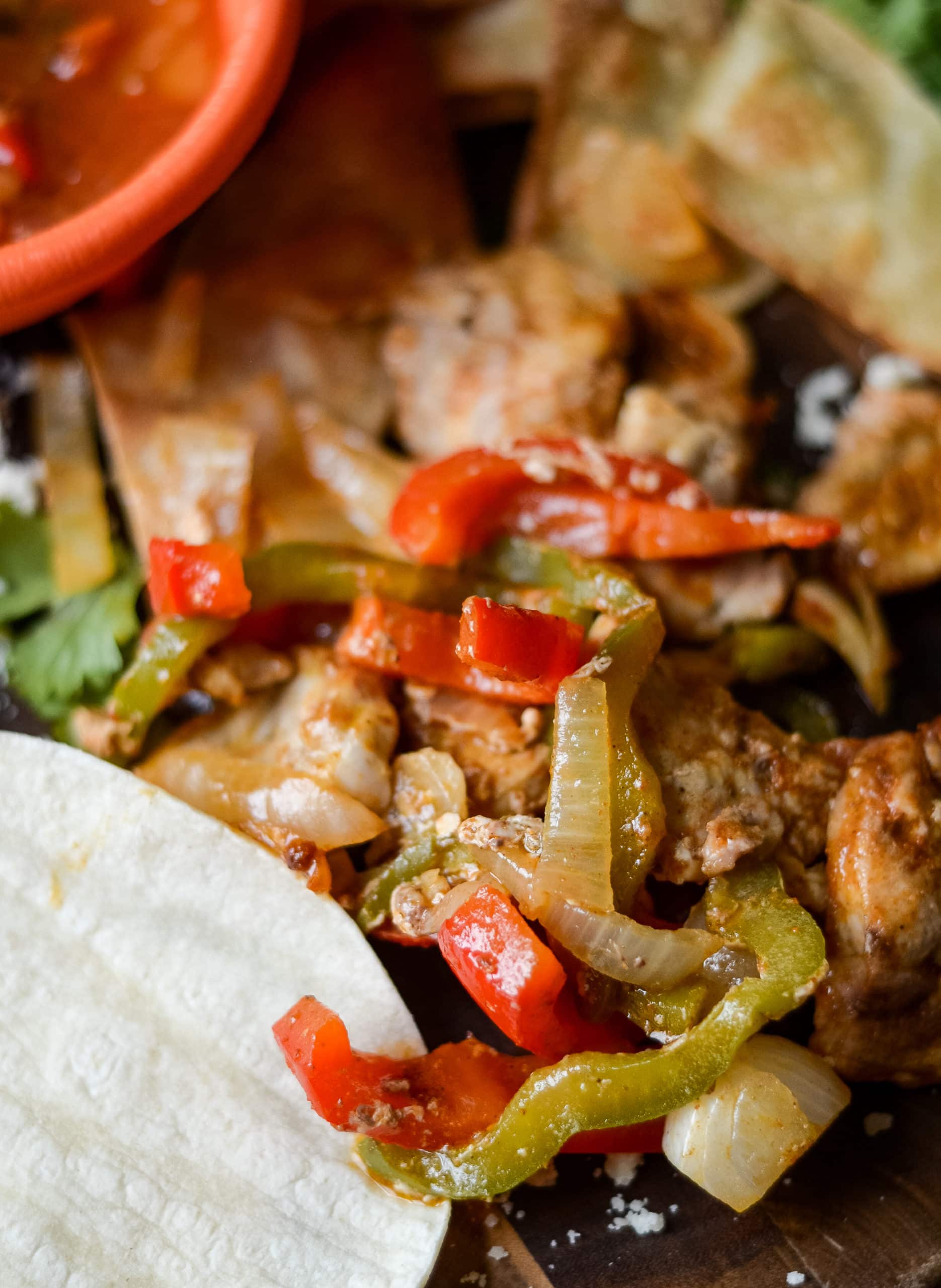 Pellet Grill Chicken Fajitas (Foil Packs)