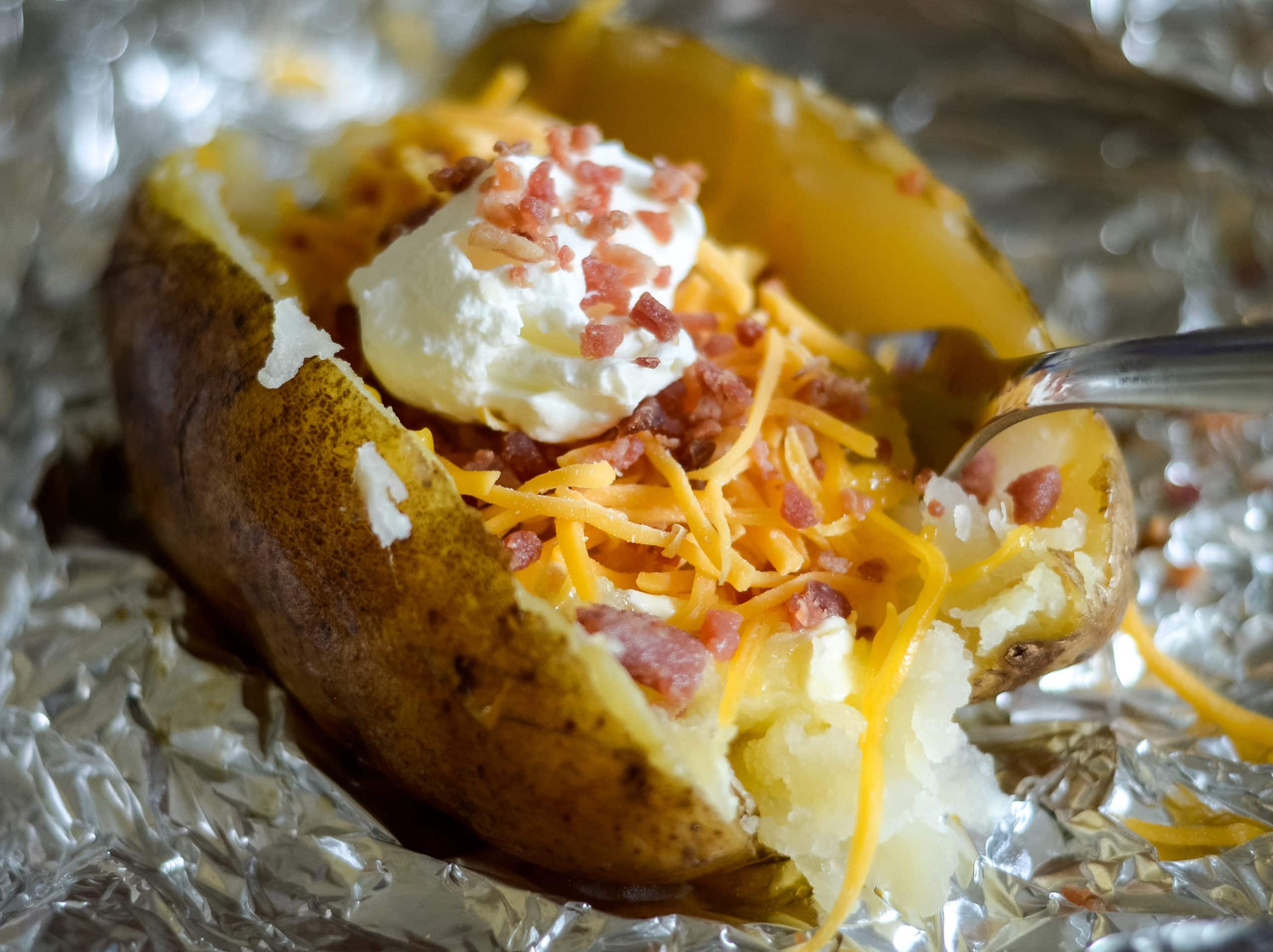 Smoked Baked Potatoes (Pellet Grill)