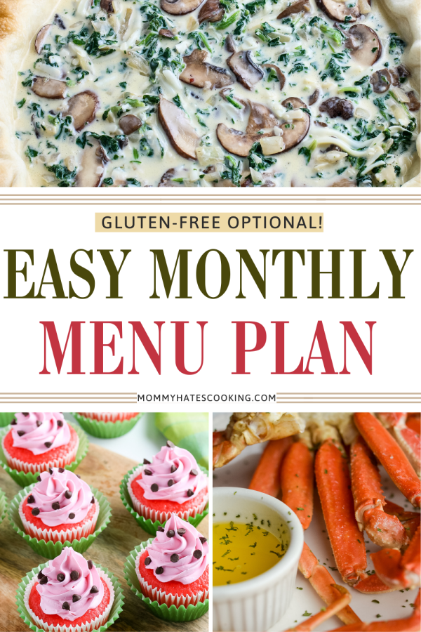 monthly meal plan
