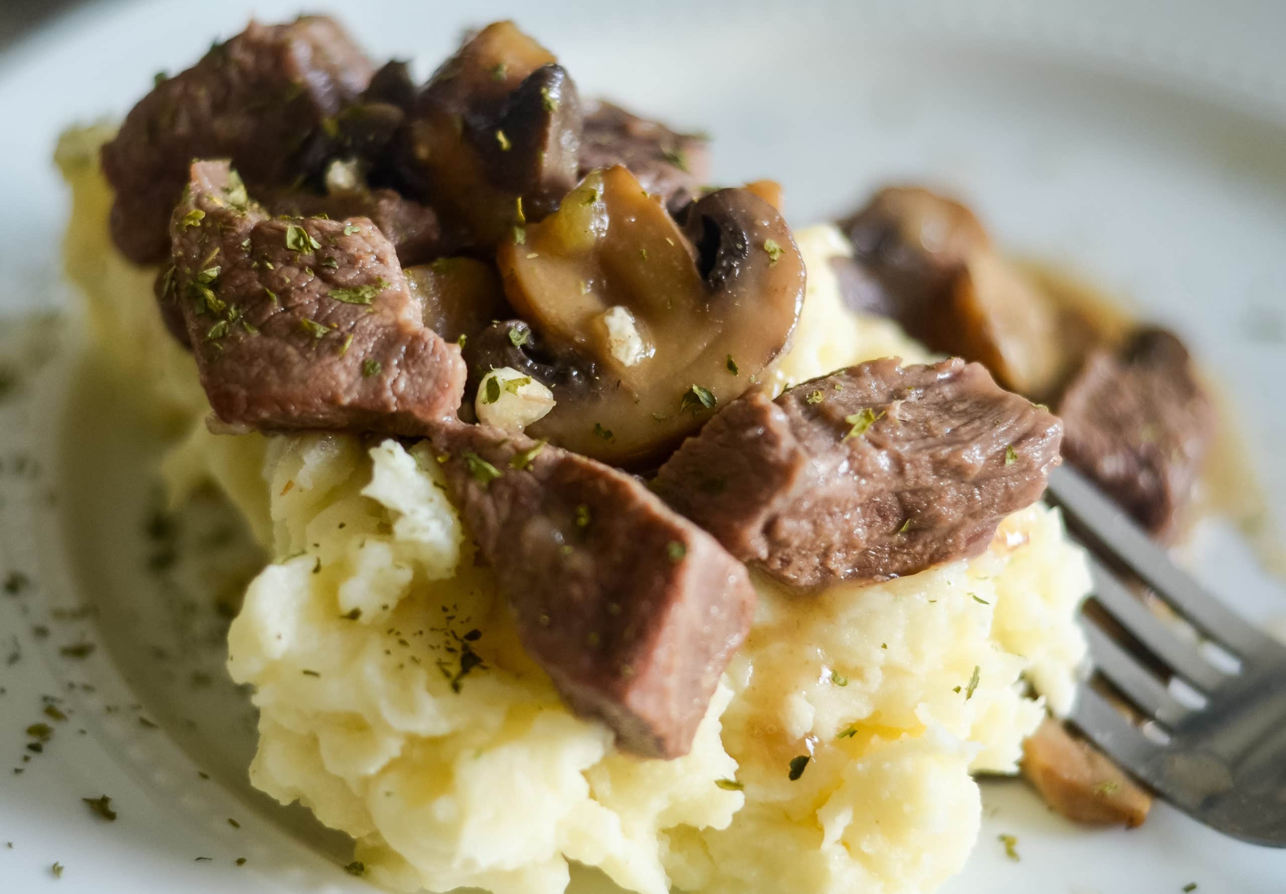 Ninja Foodi Beef Tips (Gluten-Free)