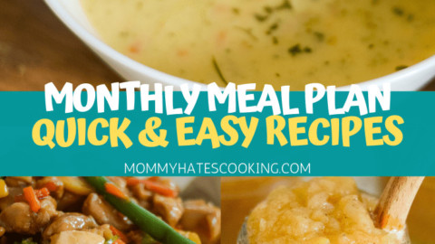 WEEKLY MENU PLAN