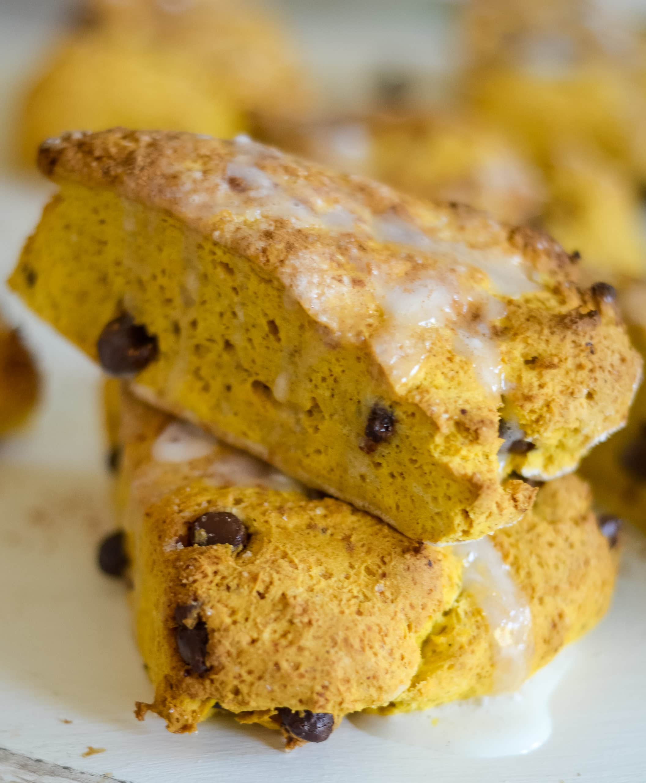 Gluten-Free Pumpkin Chocolate Chip Scones