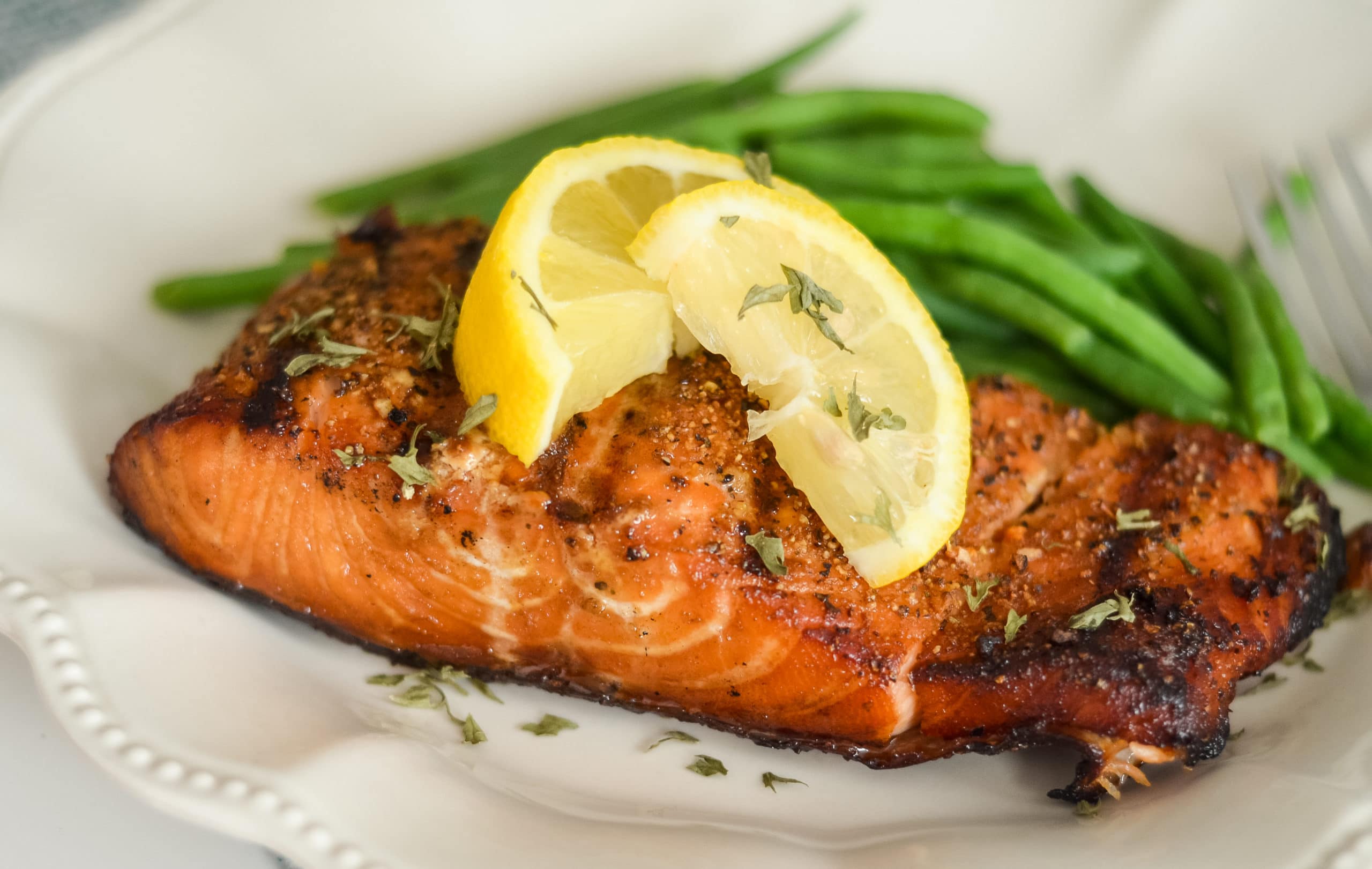 Pellet Grilled Salmon