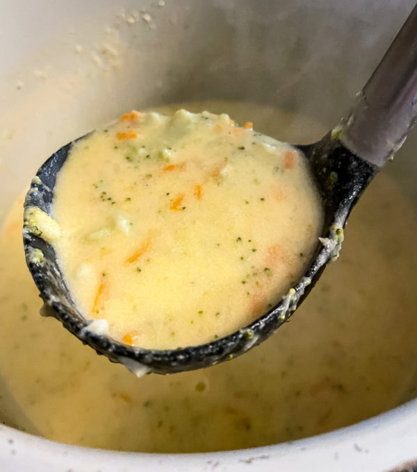 ninja foodi broccoli cheddar soup