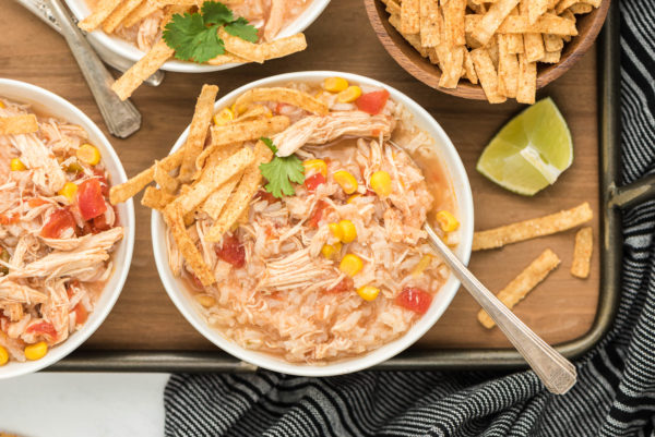 slow cooker chicken tortilla soup