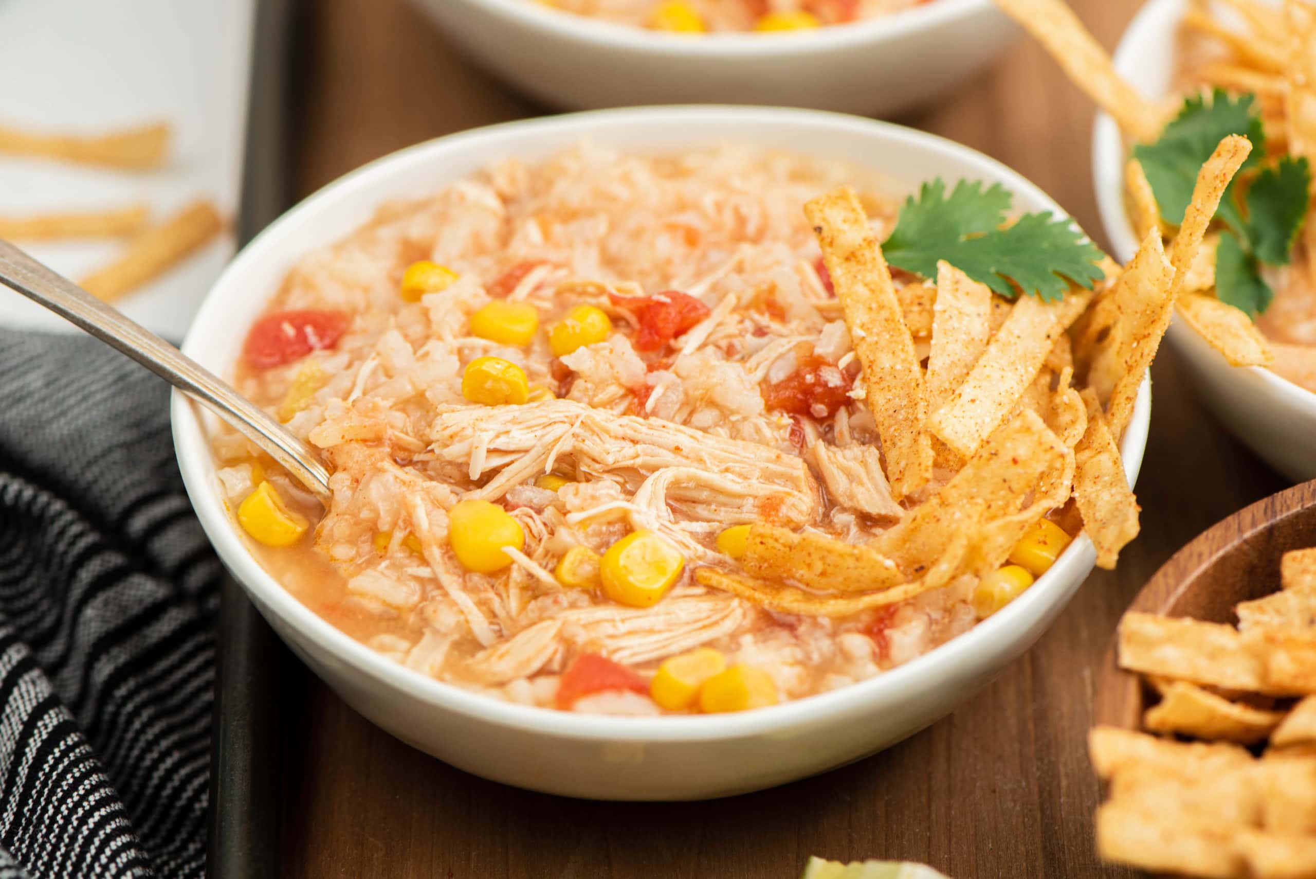 Slow Cooker Chicken Tortilla Soup