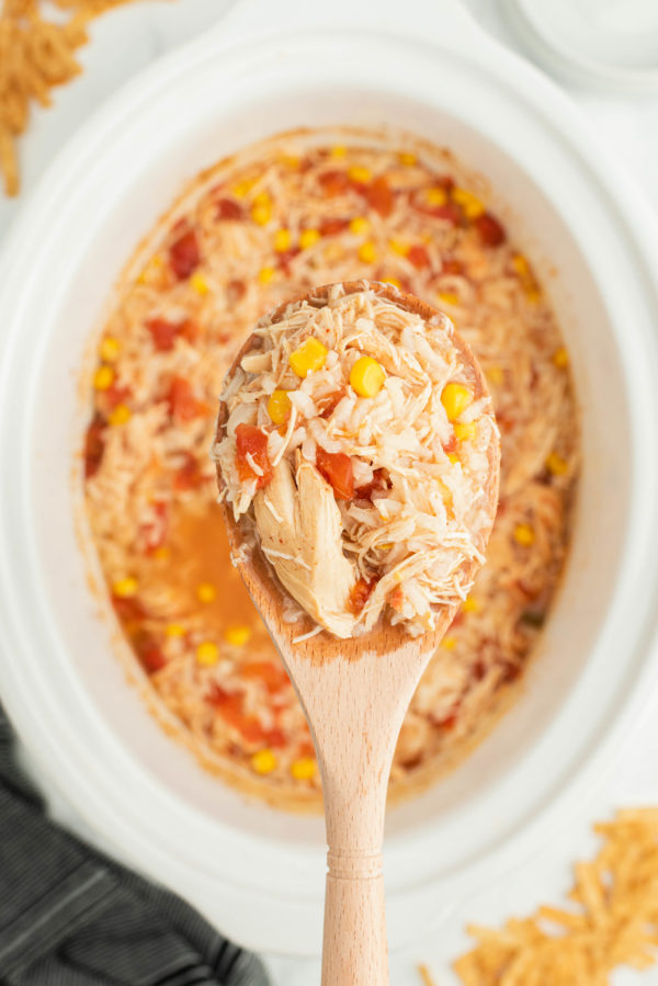 slow cooker chicken tortilla soup