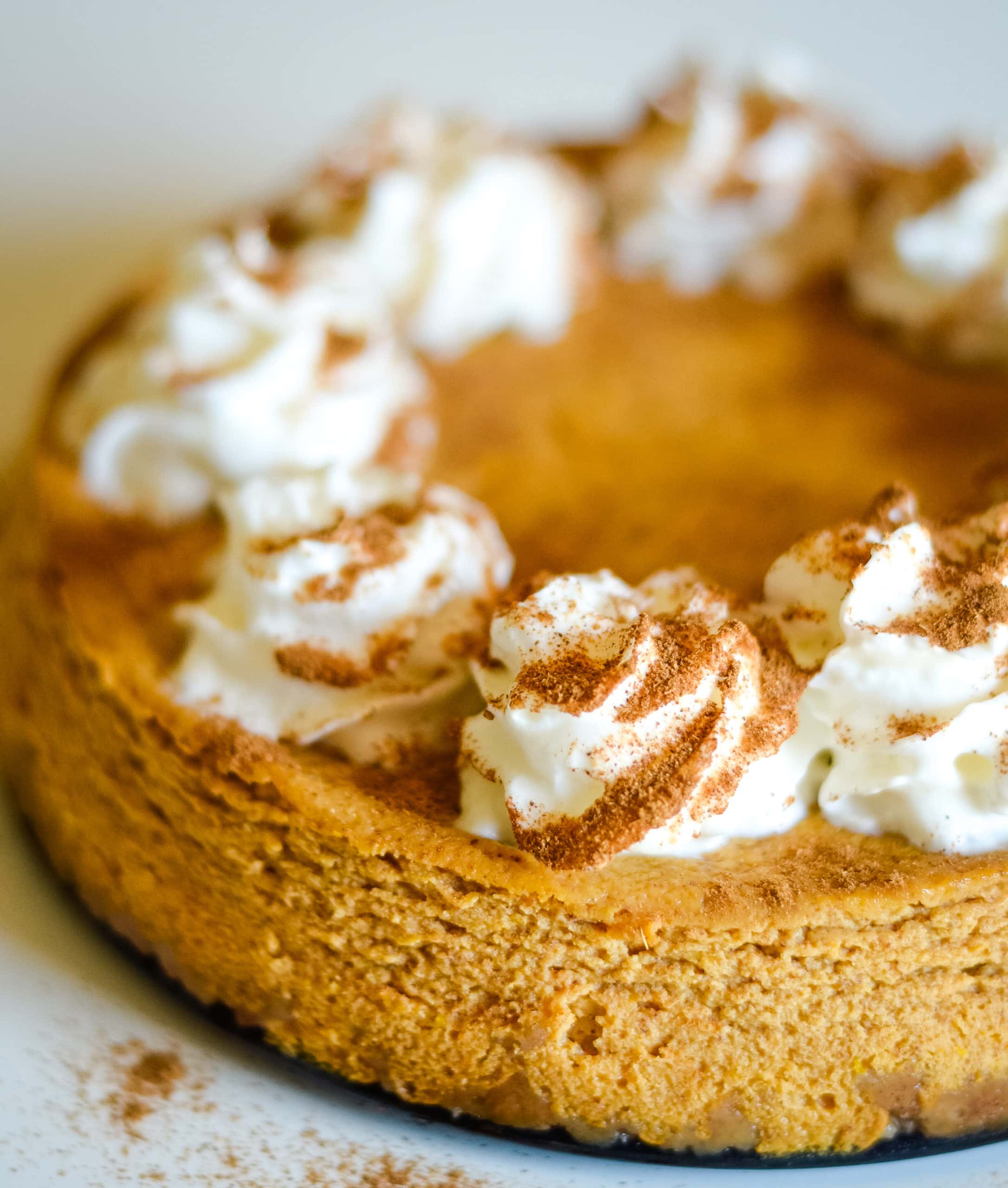 Easy Gluten-Free Pressure Cooker Pumpkin Cheesecake