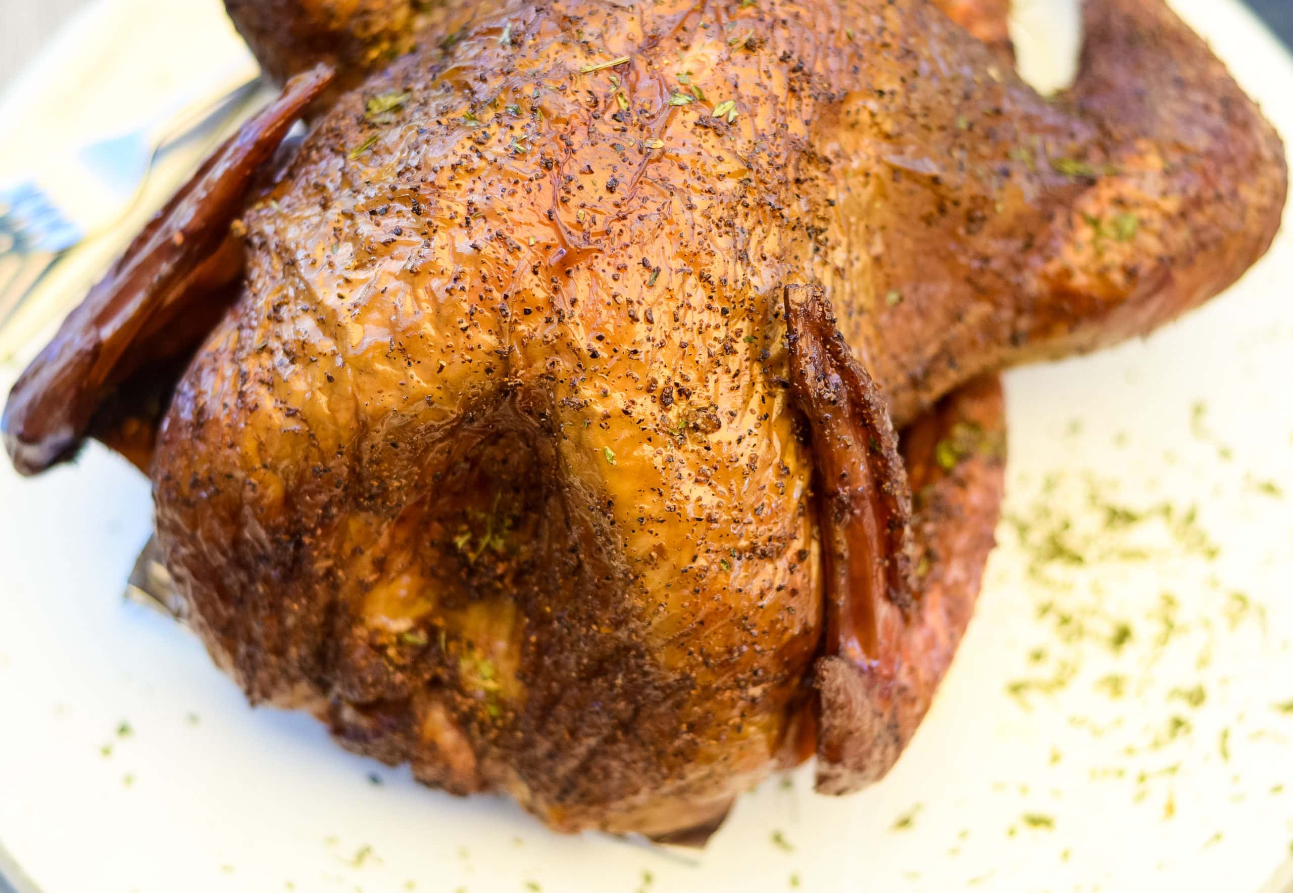 Smoked Turkey in a Pellet Grill