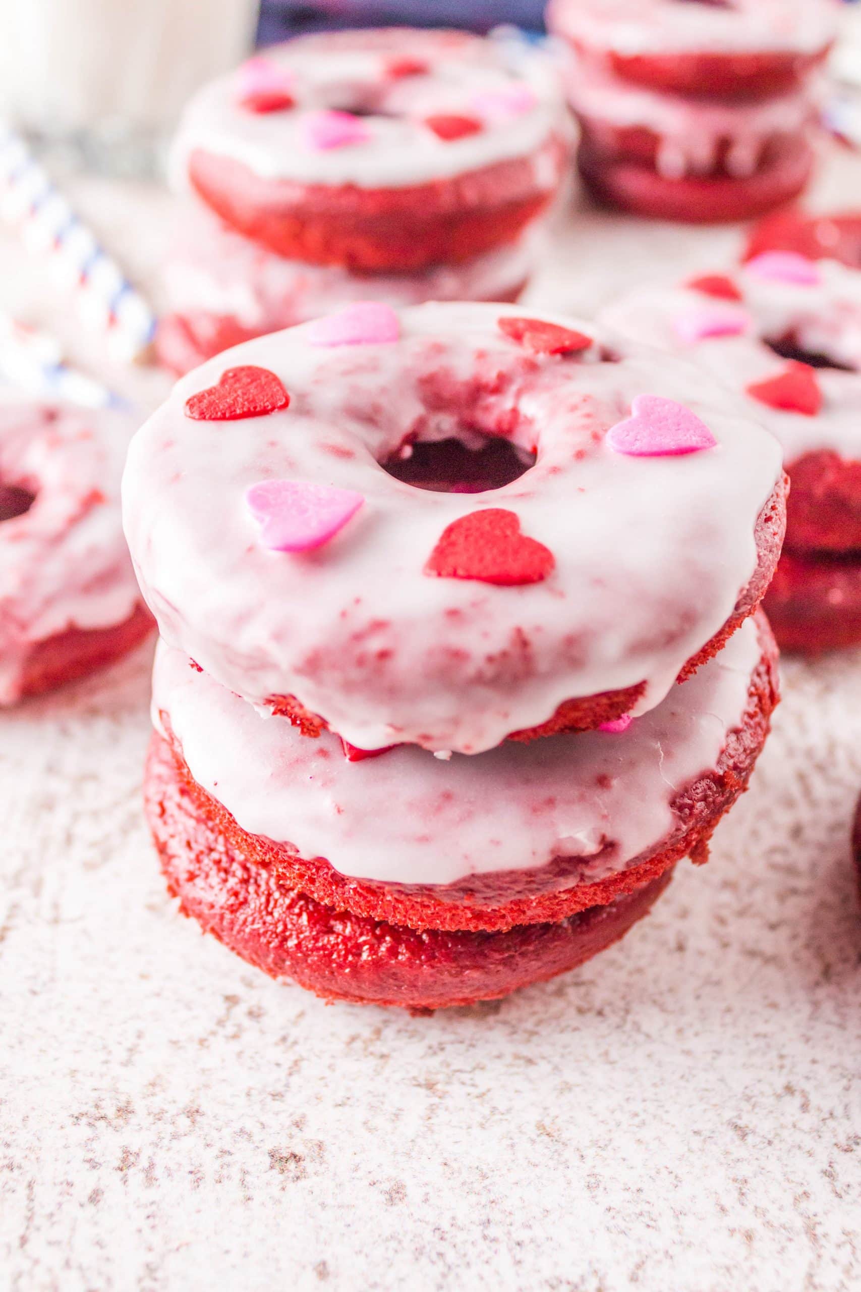 Easy Red Velvet Donuts