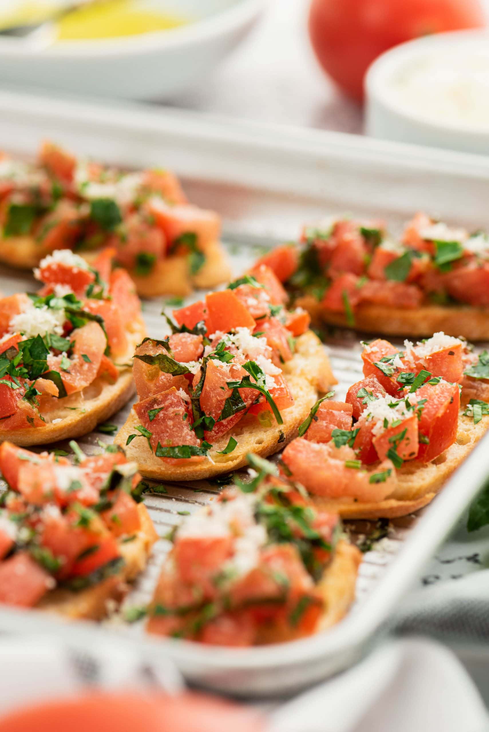 Bruschetta Crostini (Gluten-Free Optional)