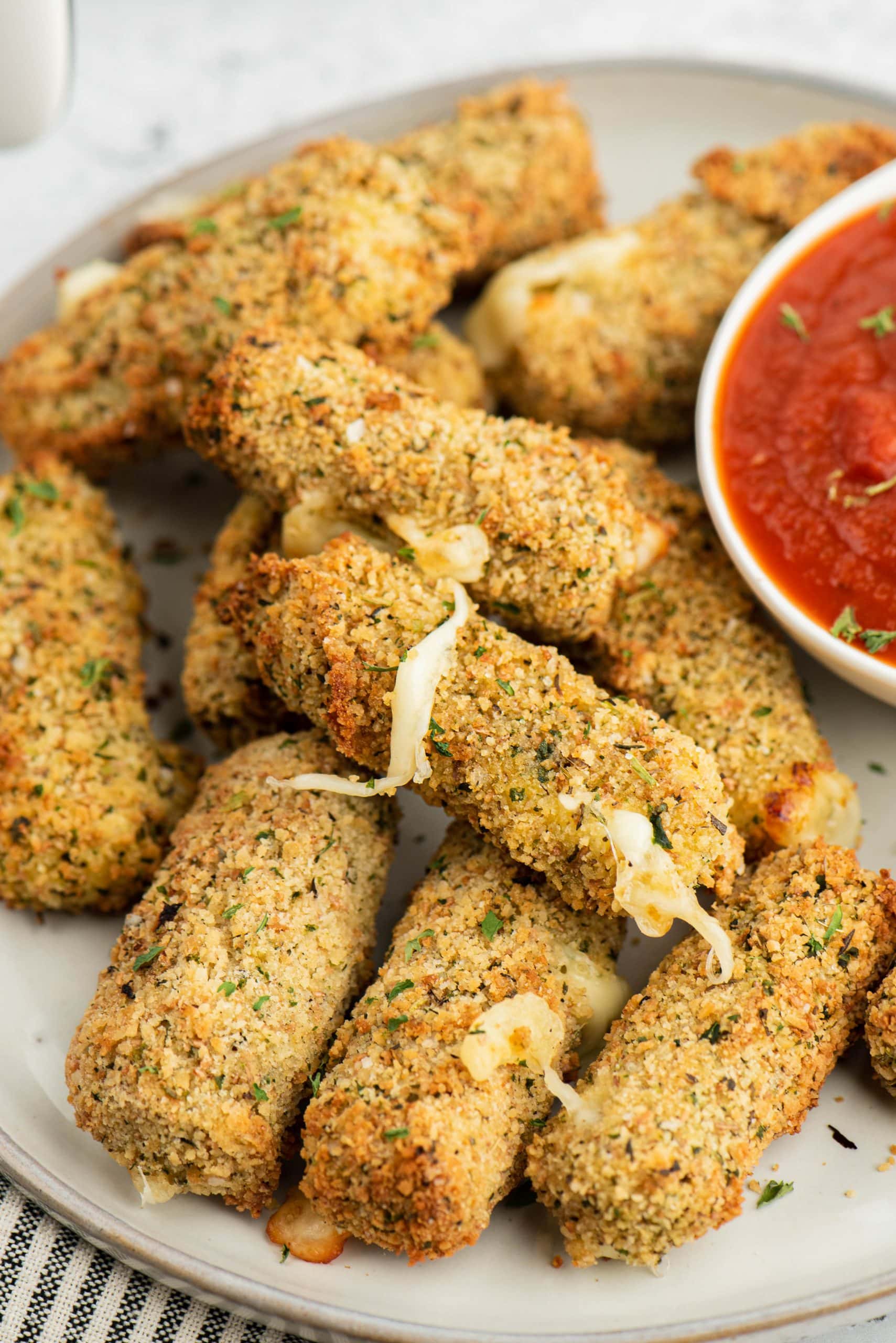 Ninja Foodi Mozzarella Sticks (Gluten-Free)