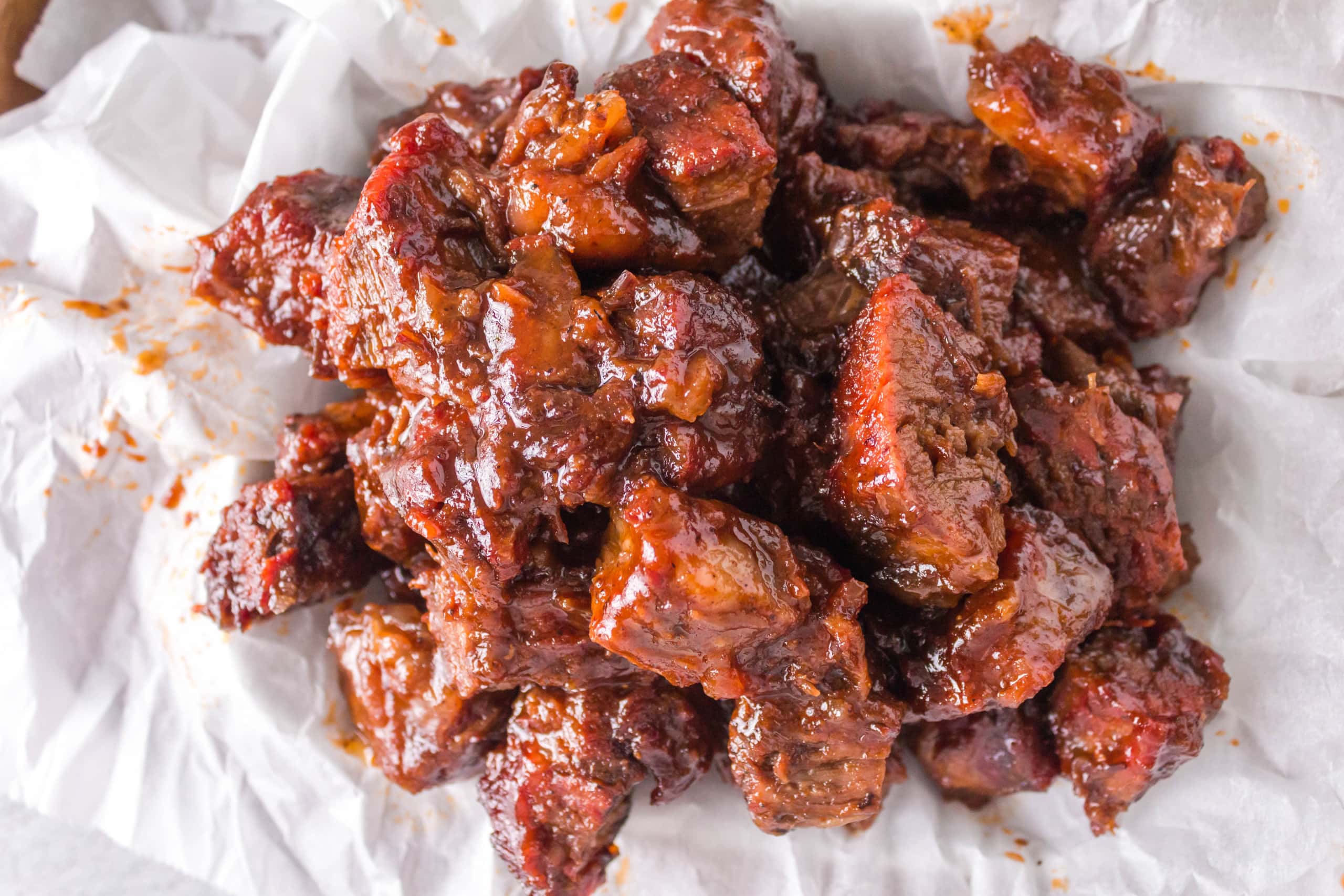 Pellet Grilled BBQ Burnt Ends