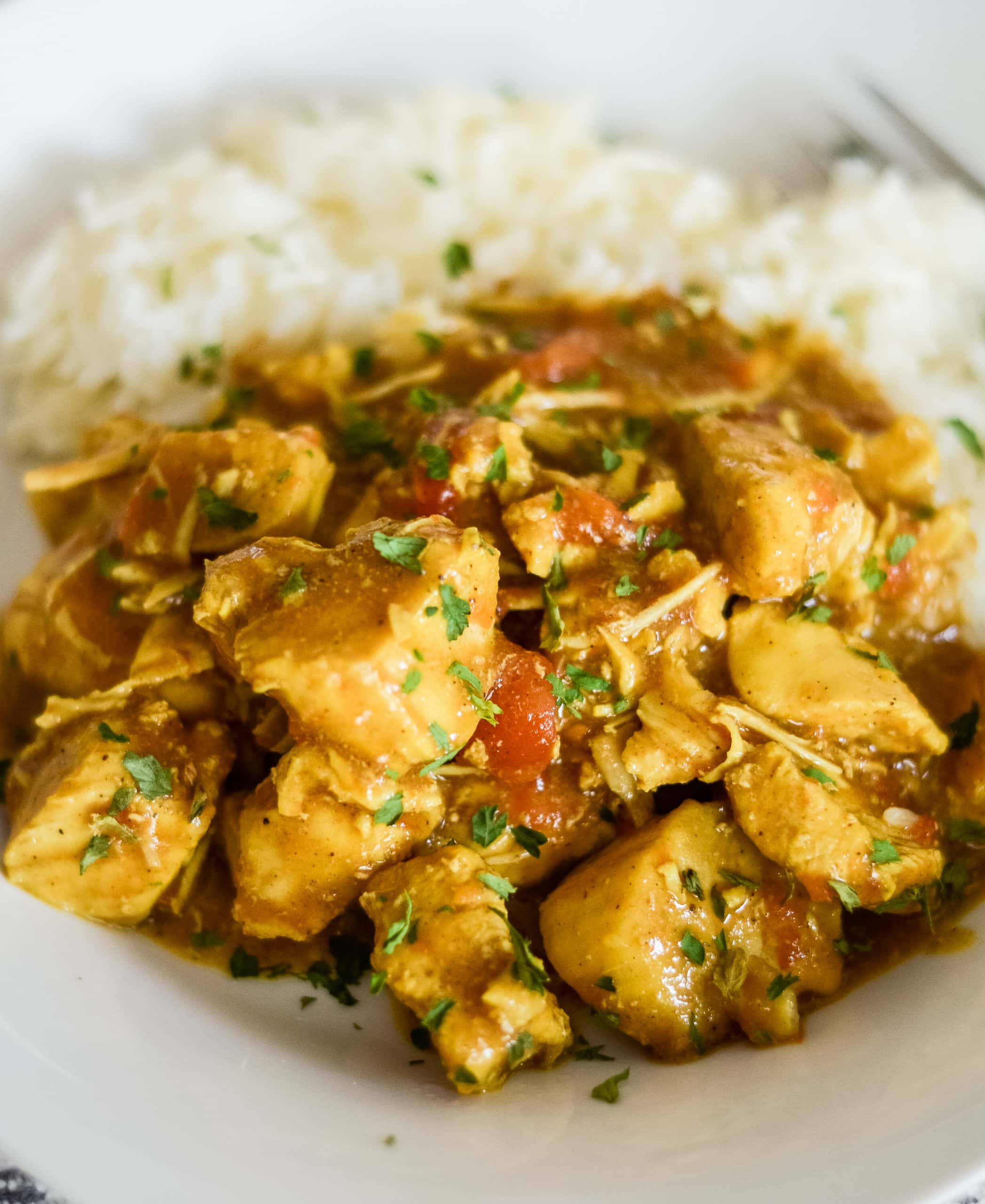 Pressure Cooker Coconut Chicken Curry