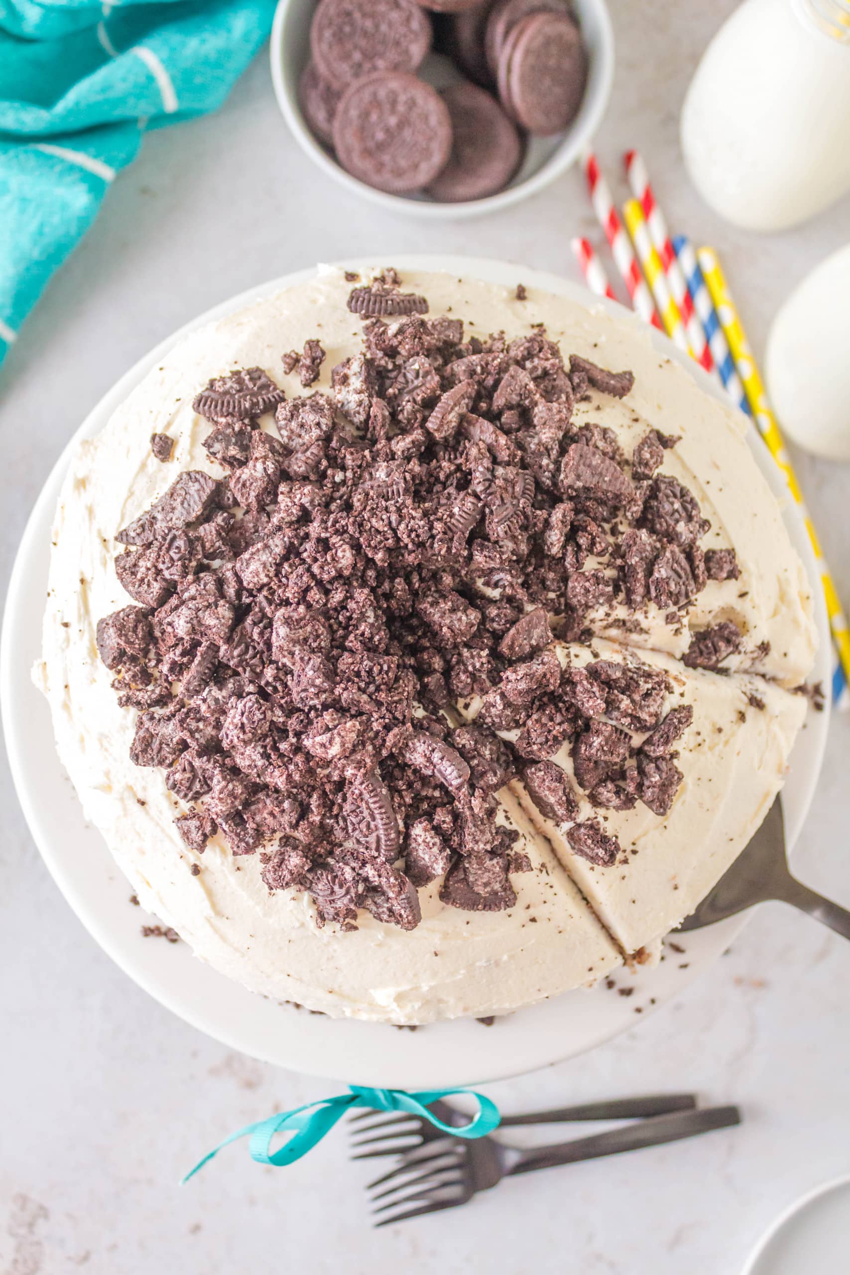 Ninja Foodi Cookies and Cream Cake