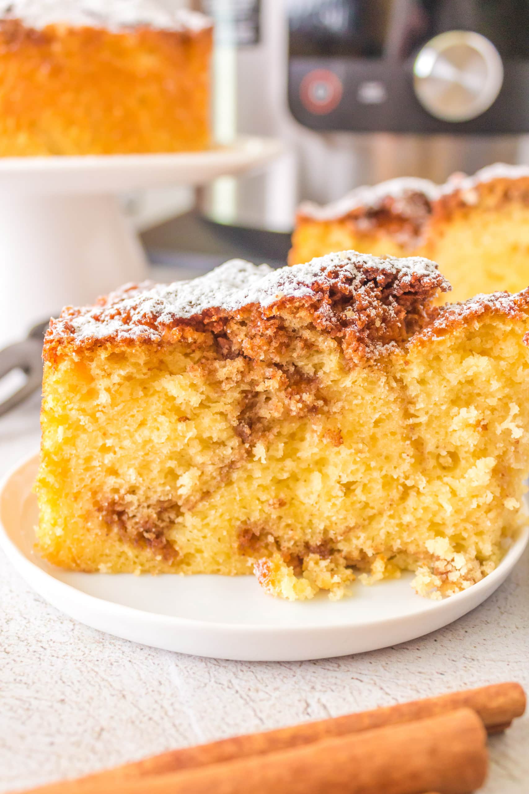 Ninja Foodi Cinnamon Pecan Cake