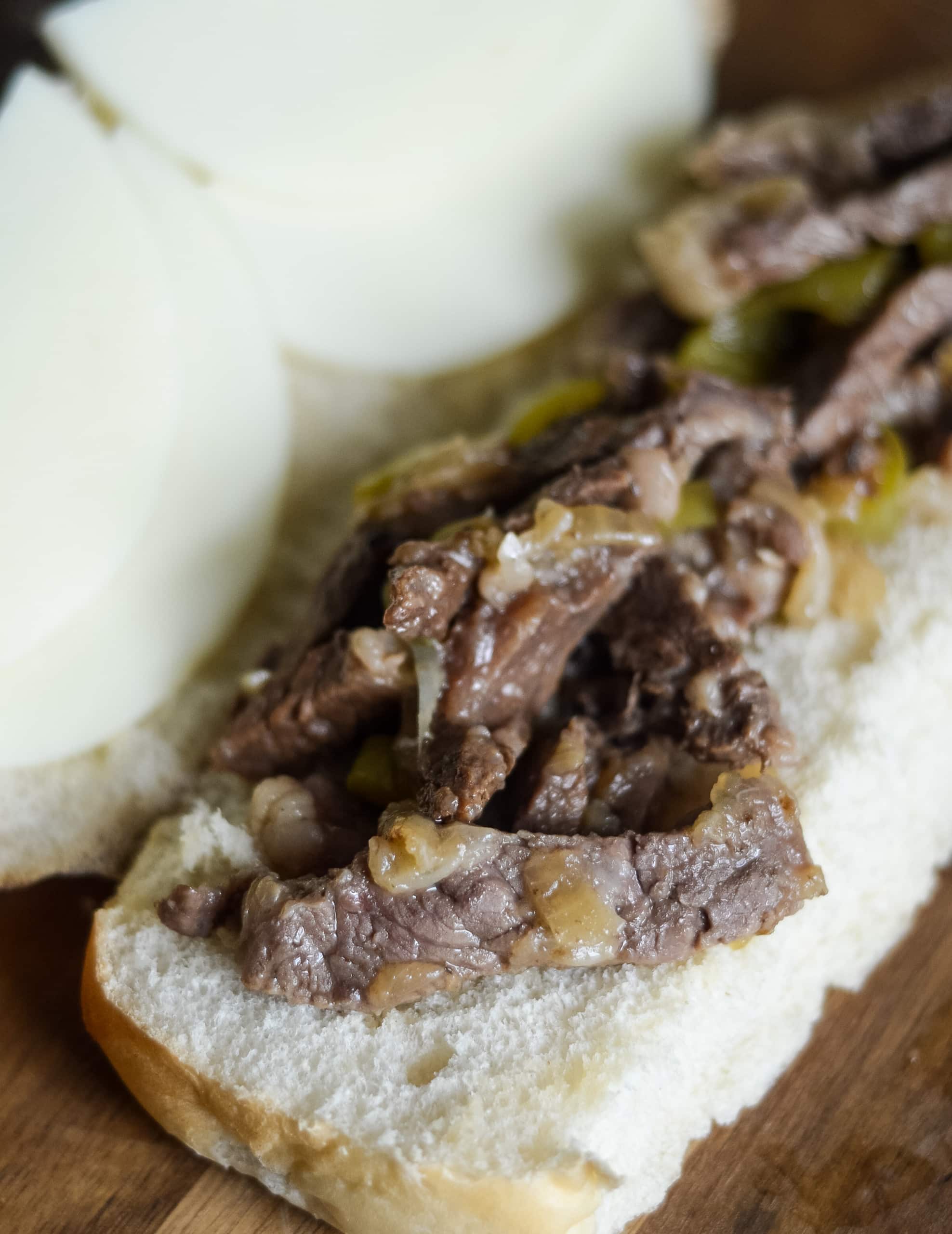 Ninja Foodi Cheesesteak Sandwiches