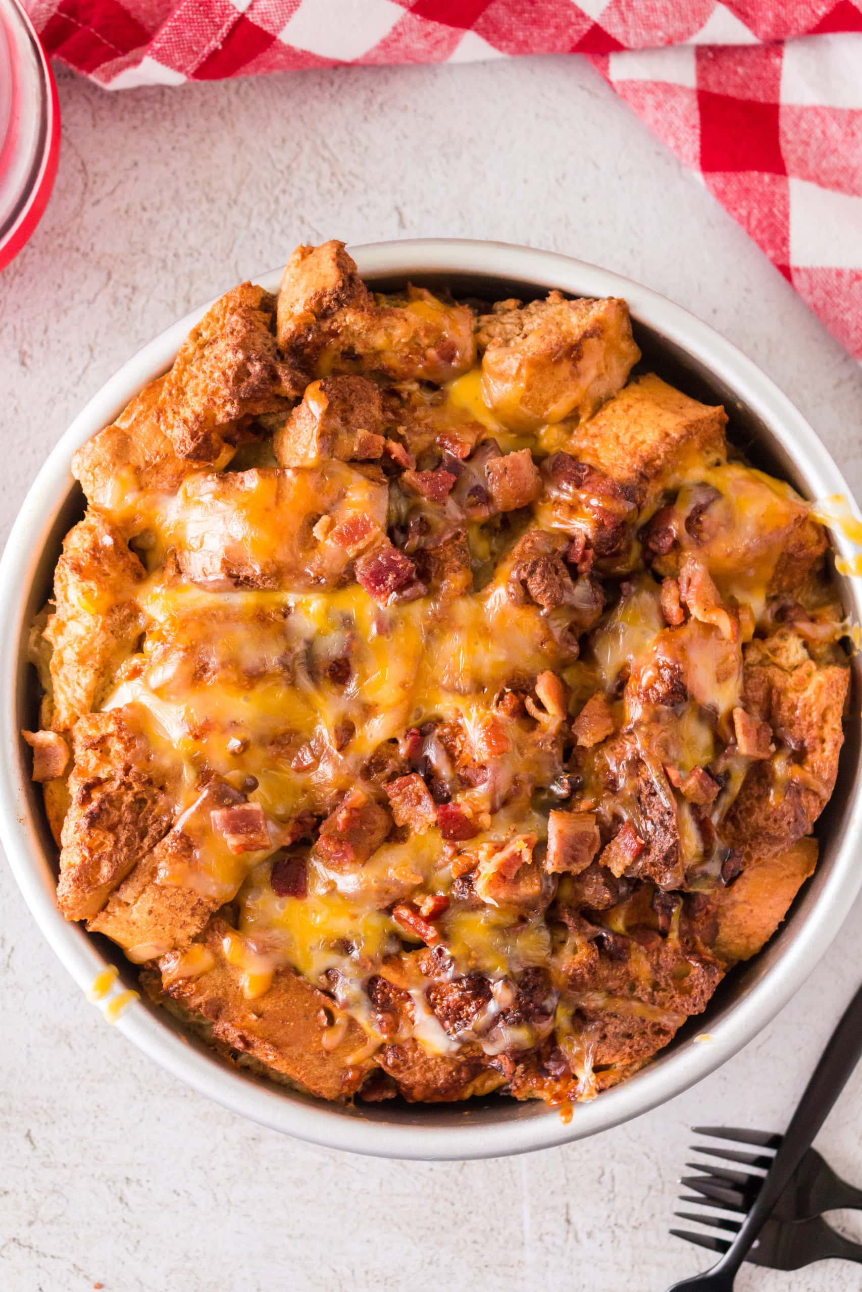 Ninja Foodi Bacon Cheese French Toast