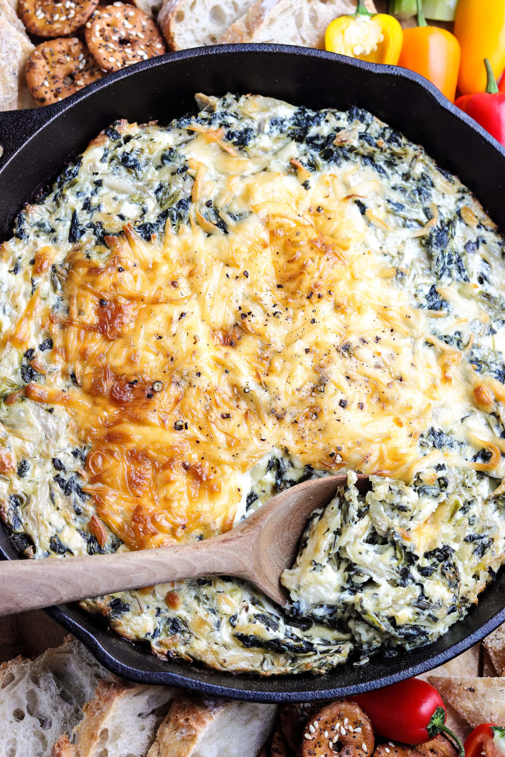 Smoked Spinach Artichoke Dip