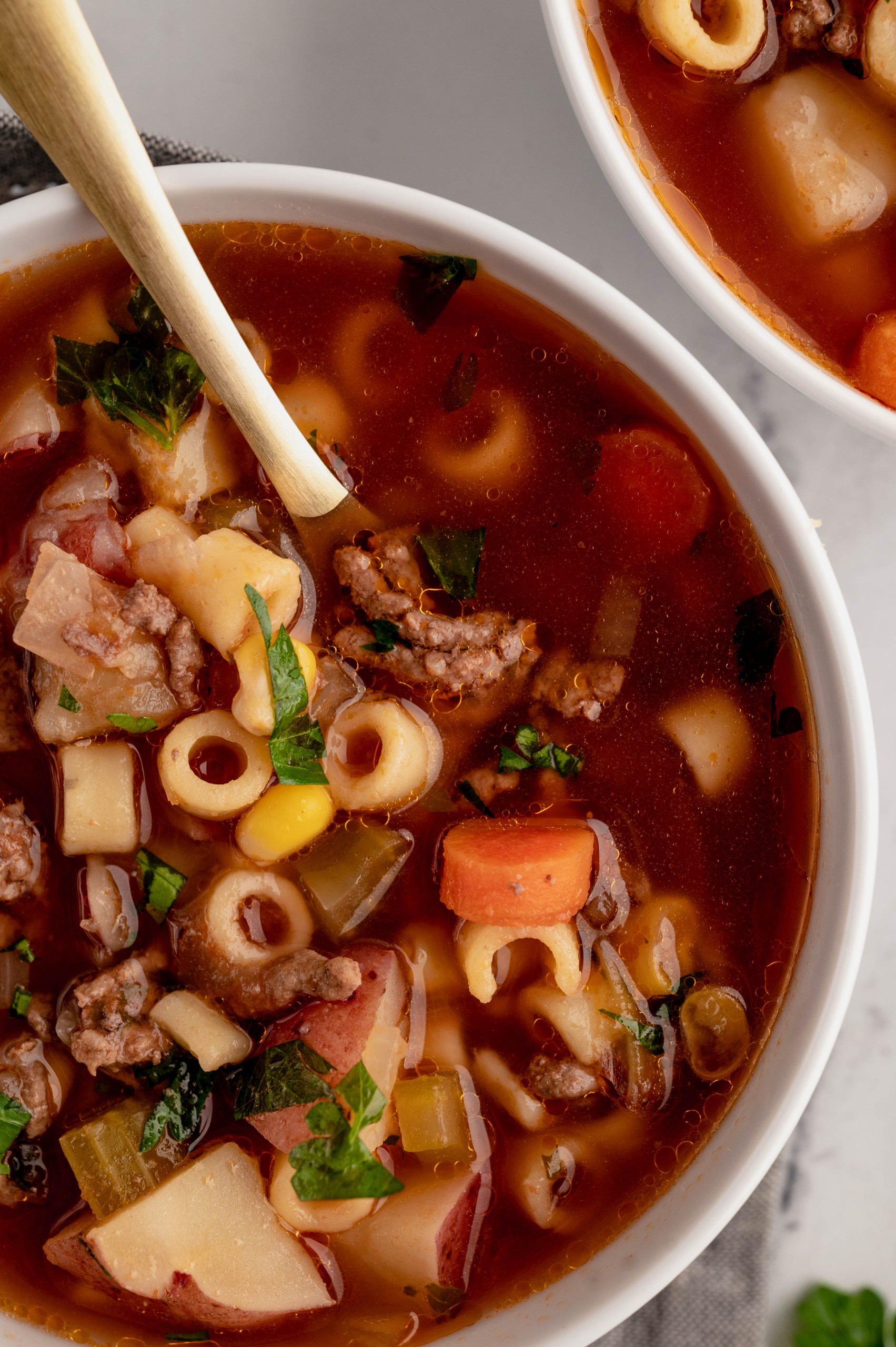 Ninja Foodi Beef Vegetable Soup (Pressure Cooker)