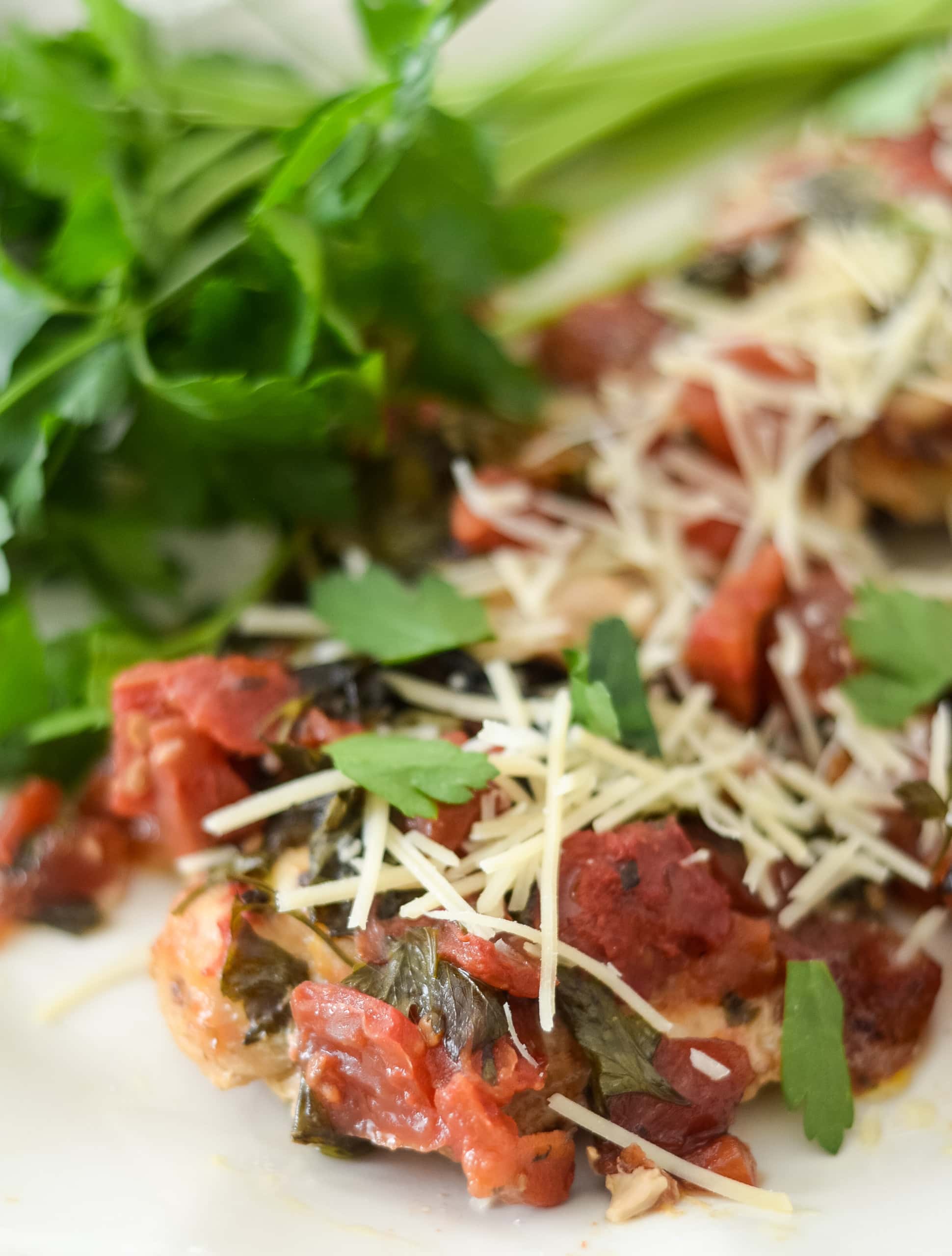 Slow Cooker Chicken Bruschetta
