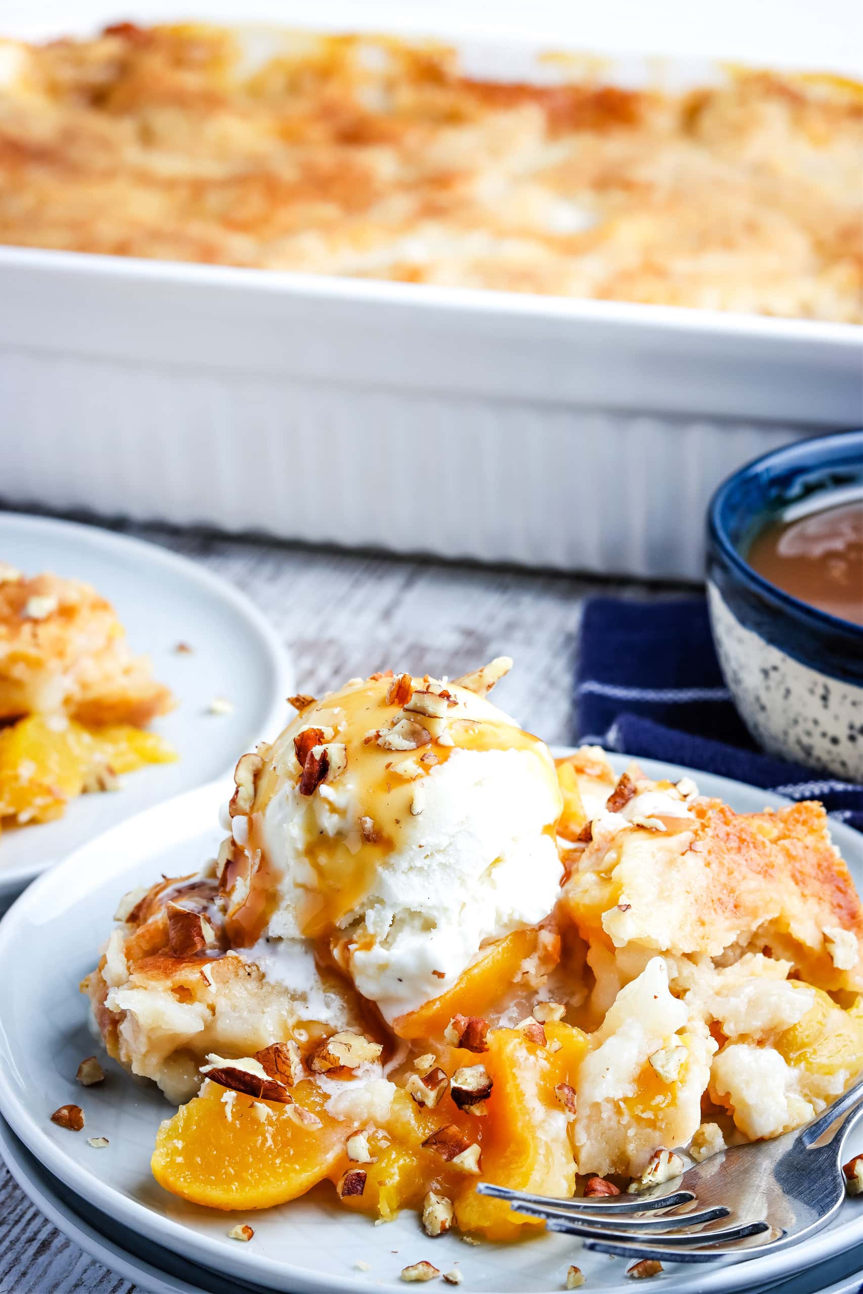 Gluten-Free Peach Dump Cake