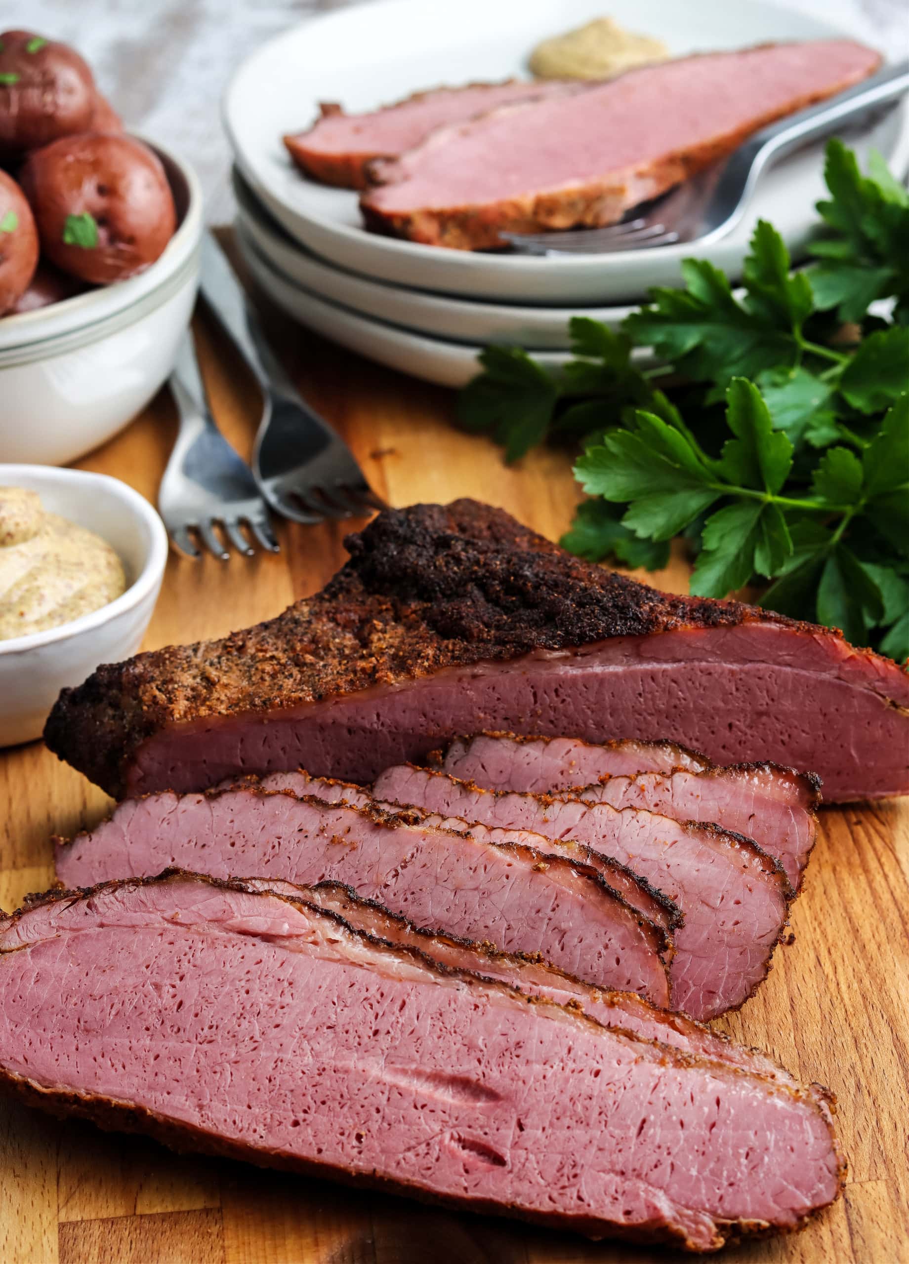 Pellet Grill Smoked Corned Beef