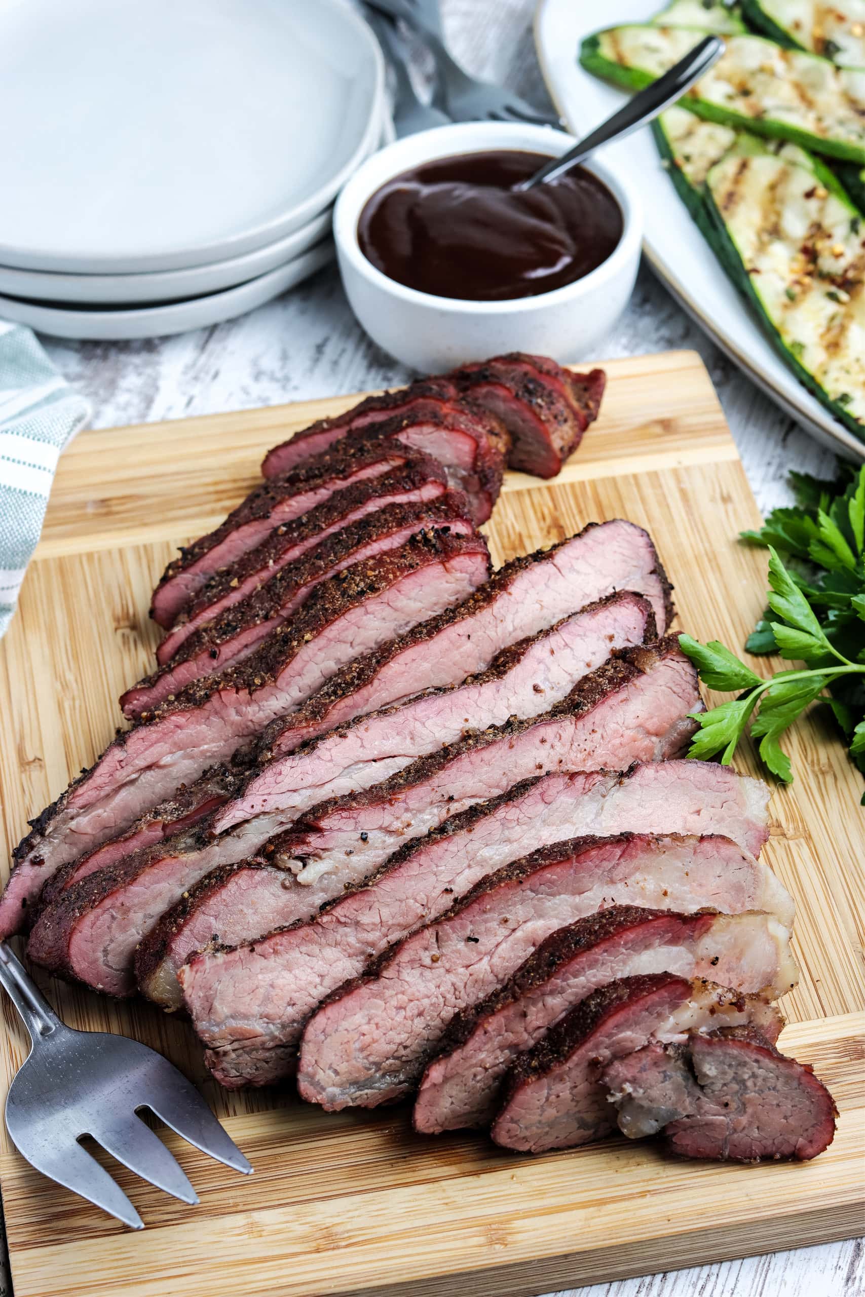 Pellet Grill Smoked Tri Tip