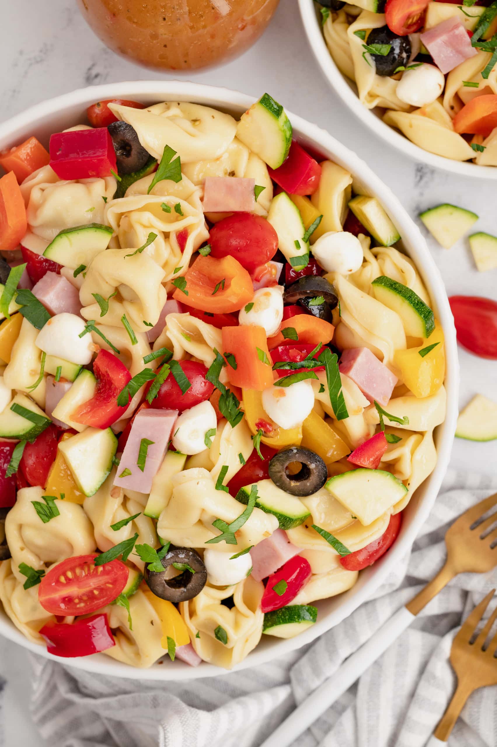 Easy Tortellini Pasta Salad (Gluten-Free)