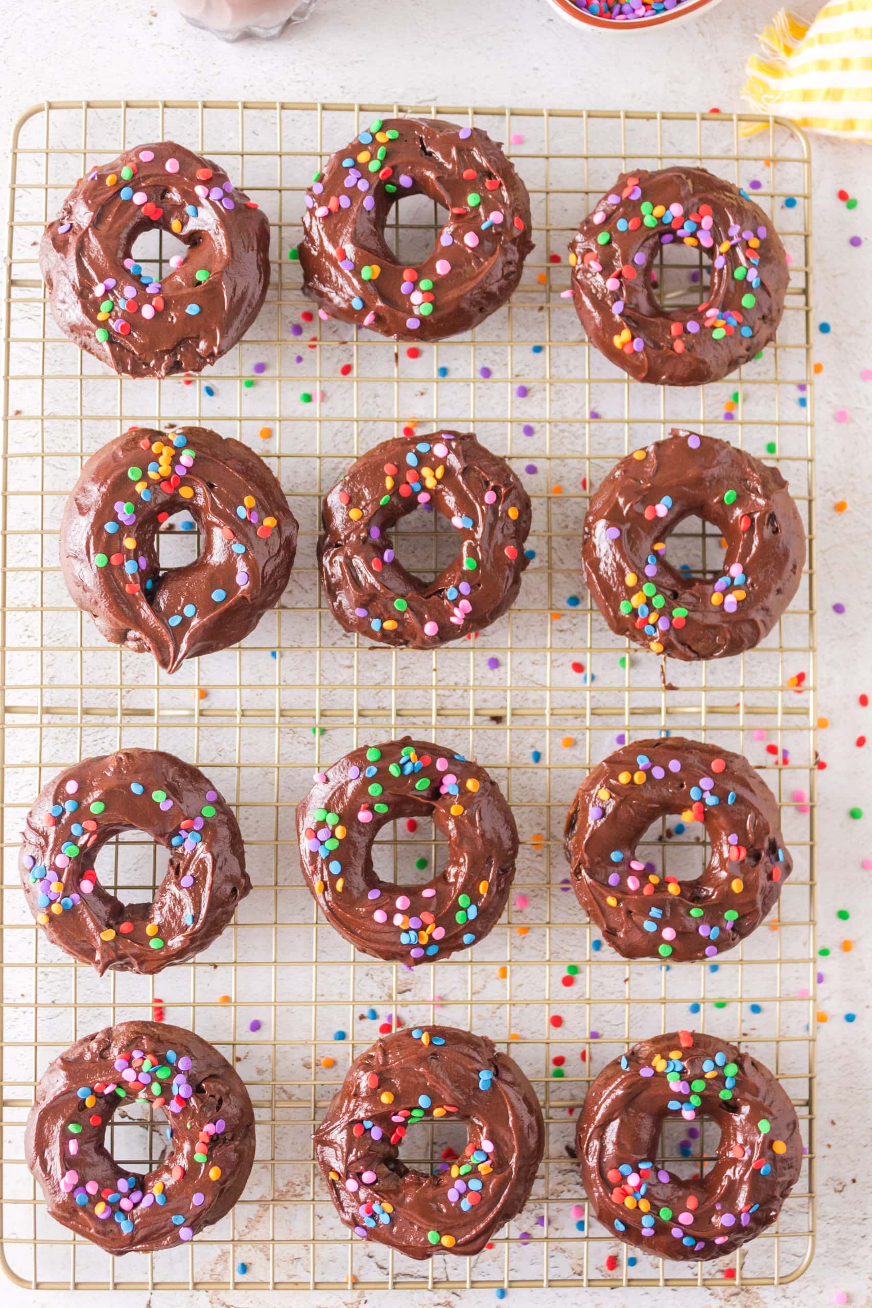 Gluten-Free Baked Chocolate Donuts